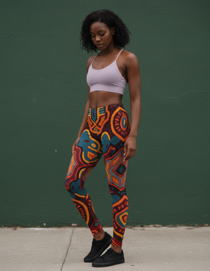 Kaleido full-length leggings
