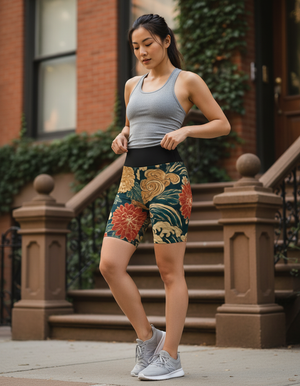 Edo Yoga Shorts Yoga Shorts — Dripper