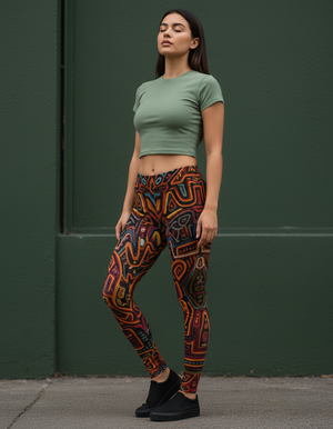 Vivid full-length leggings