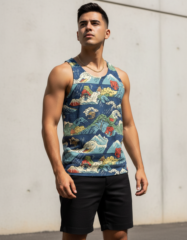 Hiroshige Collection tank tops