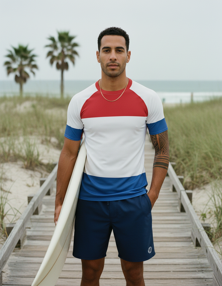 Men's Dutch Flag Rash Guard