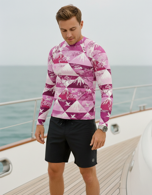 Men's Electric Fuchsia Zenith men's rashguards