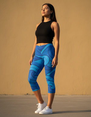 Ebb Capri Leggings Capri Leggings — Dripper