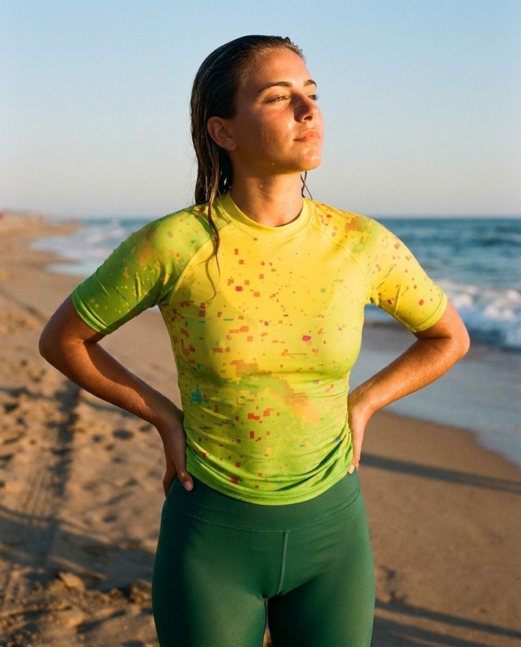 Women's Zest women's short-sleeve rashguards