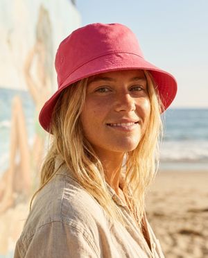 Hot Pink Moss & Fern bucket hats