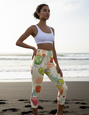 Zest Leggings Capri Yoga Leggings — Dripper