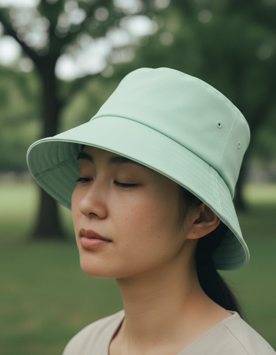 Bucket hat in Jelly Mint