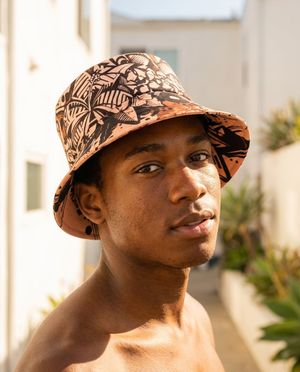 Burnt Sienna Lani Uli bucket hats
