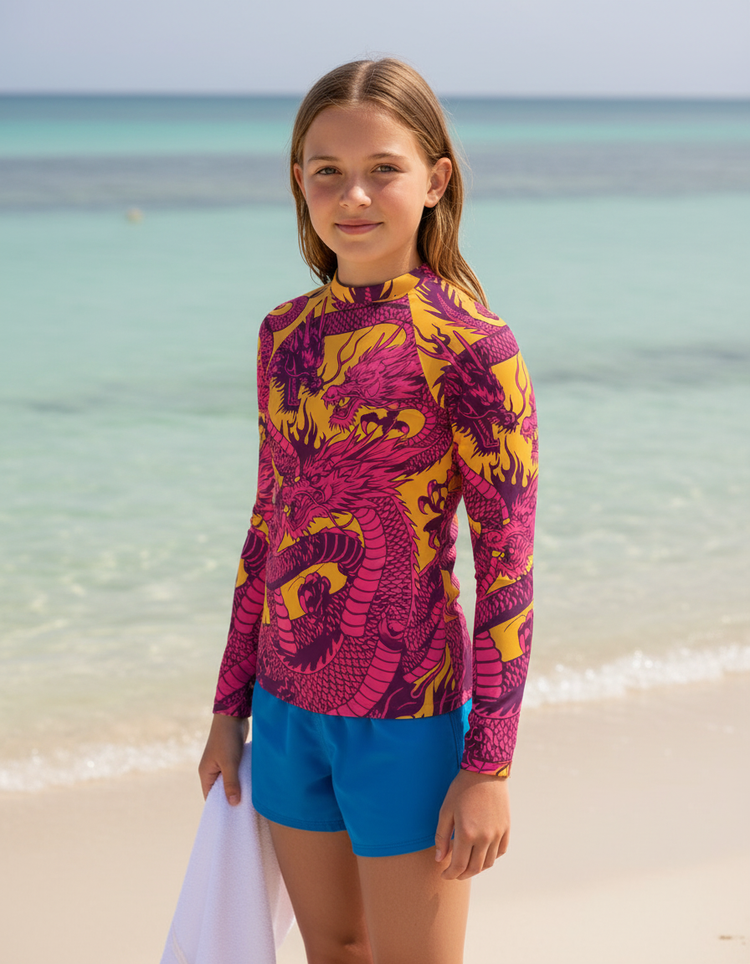 Youth Dragon's Lair Rash Guard