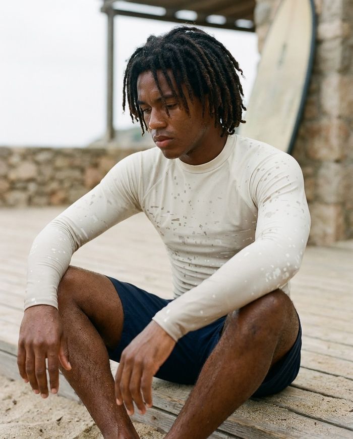 Rashguard — Men's White Onyx Surge