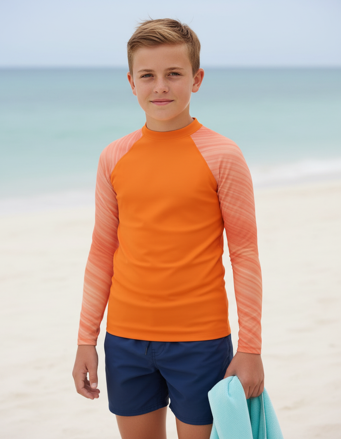 Rashguard — Youth Coral Spectrum