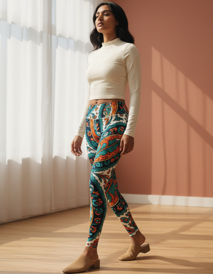 Zarafshan full-length leggings