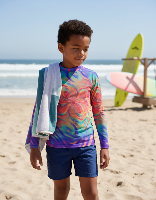 Aurora Kids Rash Guard Kids Rash Guard — Dripper