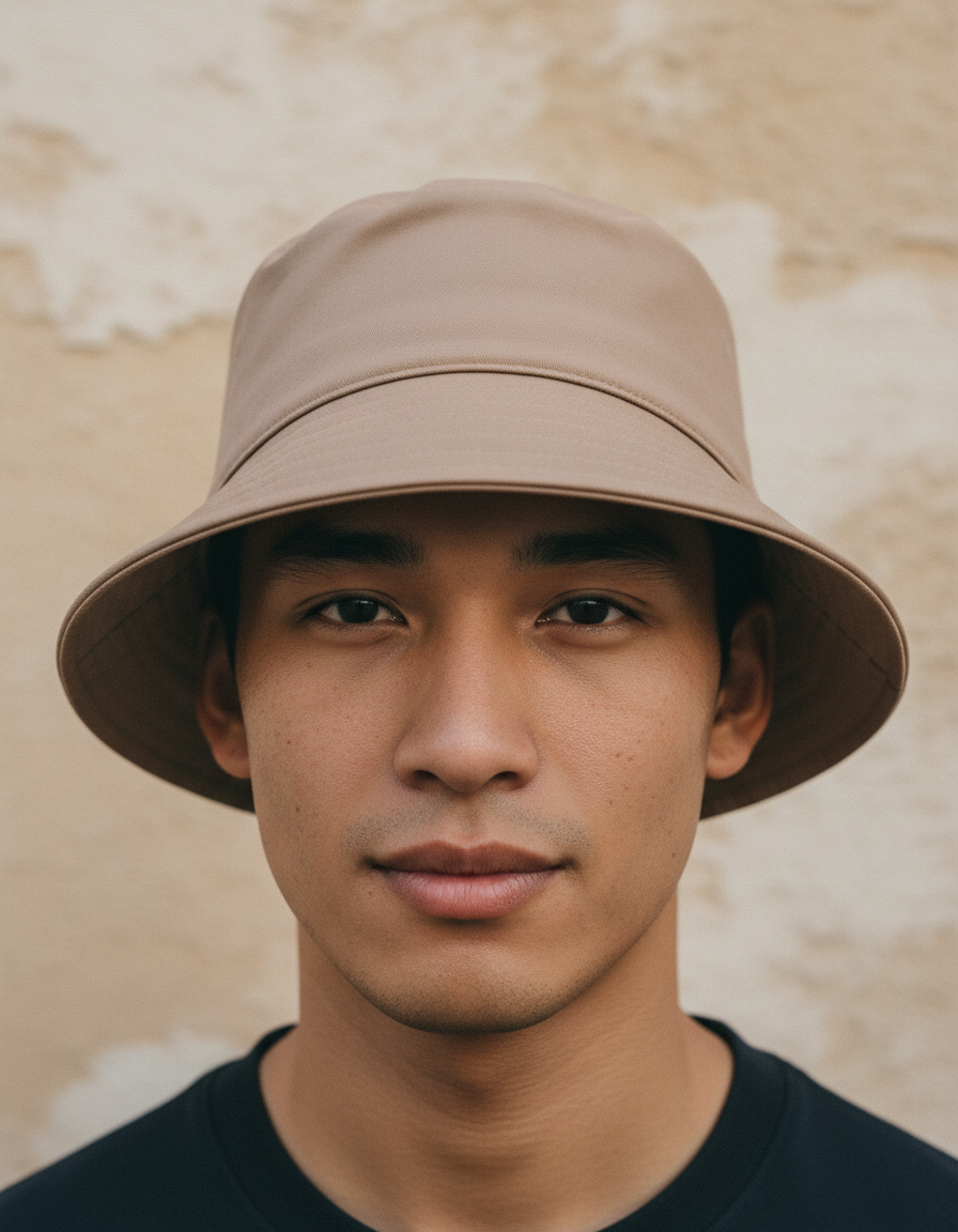 Bucket hat in Driftwood