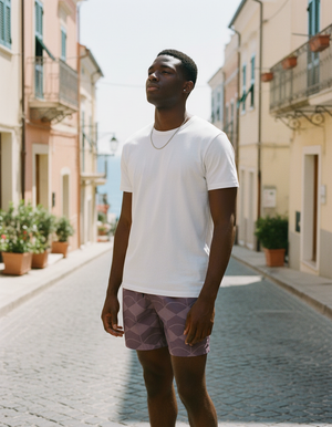 Burnished Lilac Tsuki Men's Swim Trunks Men's Swim Trunks — Dripper