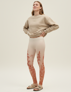 Burnt Sienna Bloom leggings