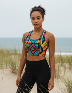 Aymara Sports Bra Longline Sports Bra — Dripper