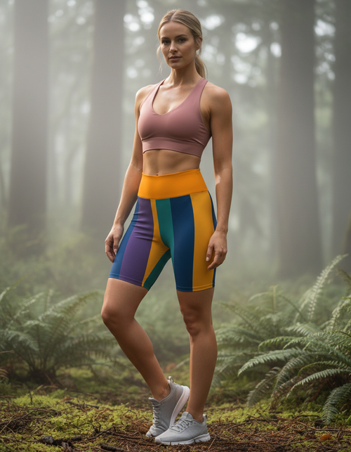 Vibrance Yoga Shorts Yoga Shorts — Dripper