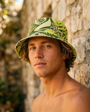 Unisex Lime Makani Poni Bucket Hat Bucket Hat — Lolekai