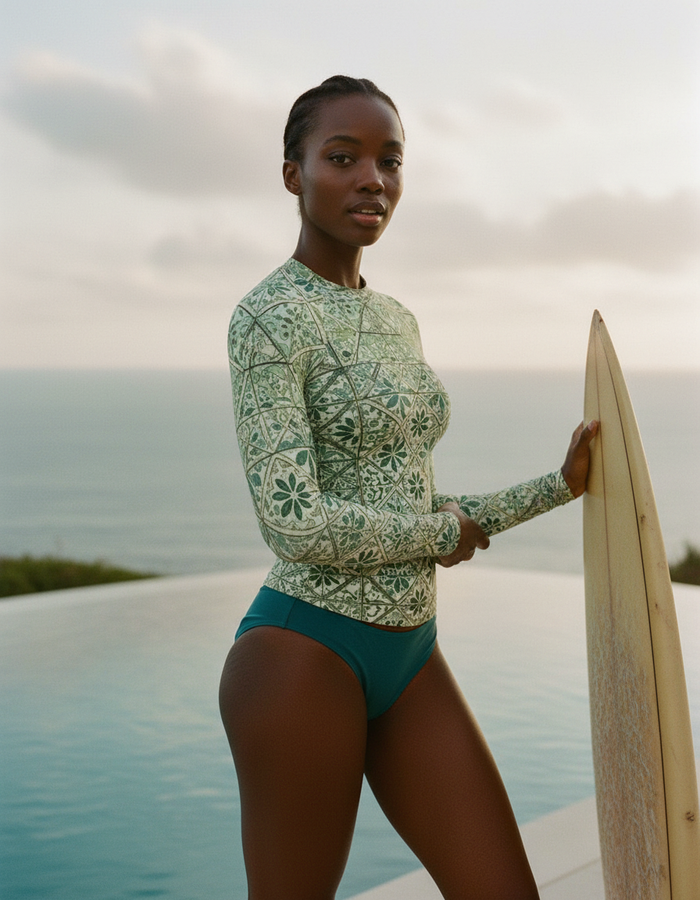 Rashguard — Women's Sycamore Zellige
