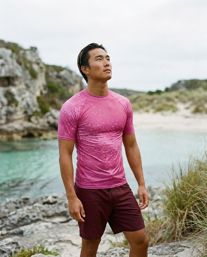 Rashguard — Men's Magenta Pixelate