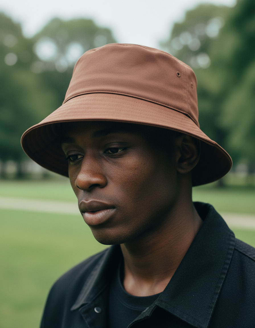 Bucket hat in Cedar