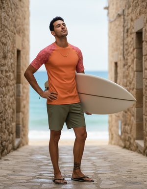 Men's Coral Chord men's rashguards