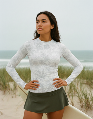 Women's Pearl Kumo women's short-sleeve rashguards