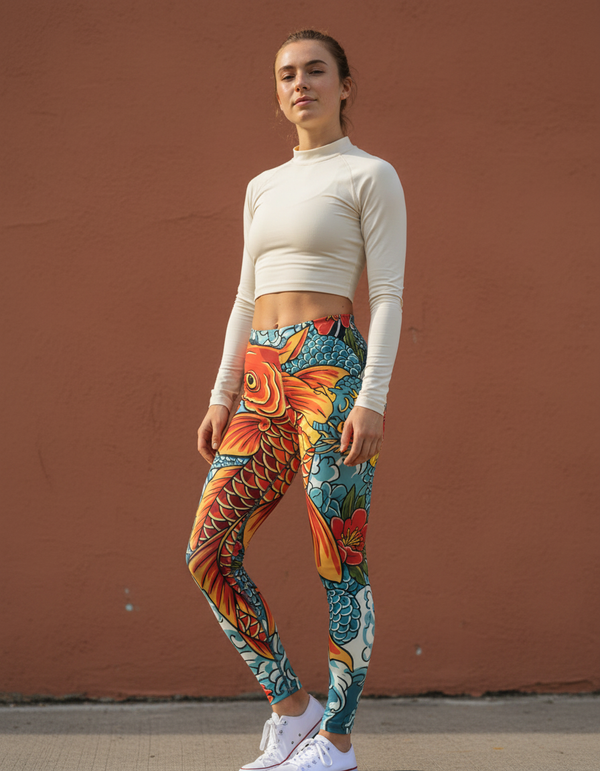 Koi Rising leggings