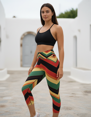 Cascade Capri Yoga Leggings Capri Yoga Leggings — Dripper