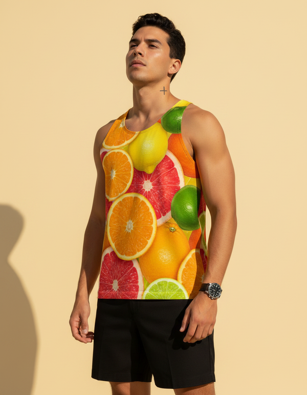 Citrus Mix men's tank tops