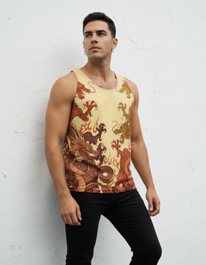 Muskmelon Vortex Tank Top Men's Tank Top — Dripper