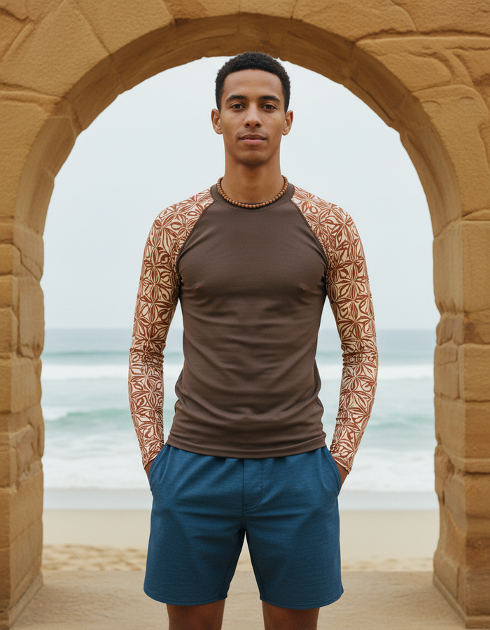 Rashguard — Men's Coffee Bean Chord