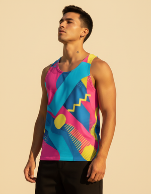 Men's Ziggurat tank tops