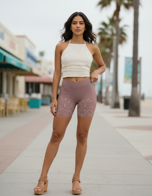Dusty Rose Nimbus Short Shorts Short Shorts — Dripper