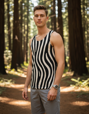 Stripes Tank Top Men's Tank Top — Dripper