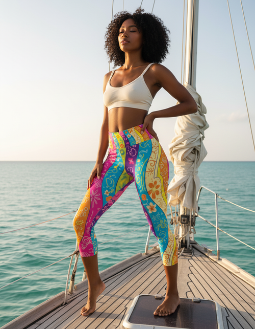 Hikari capri yoga leggings