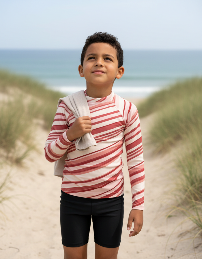 Rashguard — Kids Millennial Pink Sway