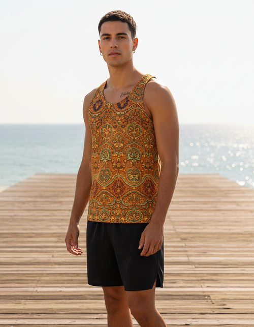 Men's Rangoli tank tops