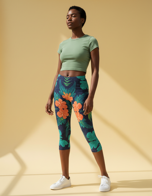 Koi Capri Leggings Capri Leggings — Dripper
