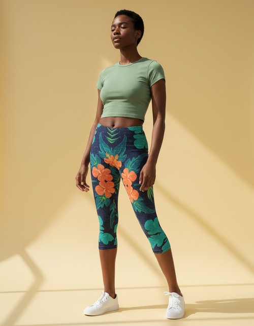 Koi capri leggings