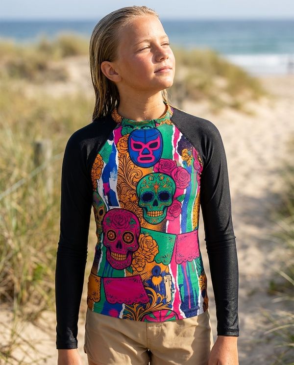 Calaca girls youth rashguards