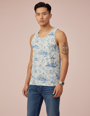 Delft Tank Tops tank tops