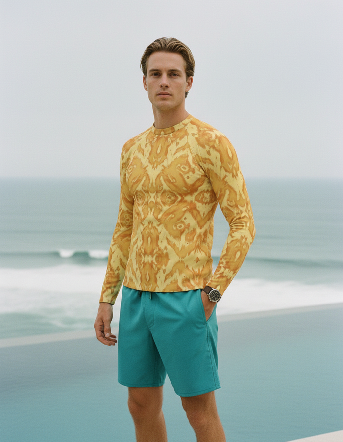Rashguard — Men's Yellow Knot