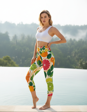 Zest Leggings Capri Yoga Leggings — Dripper