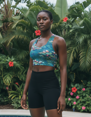 Serenade Sports Bra Longline Sports Bra — Dripper