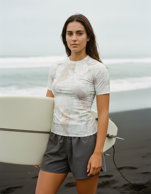 Women's Pearl Triton women's short-sleeve rashguards