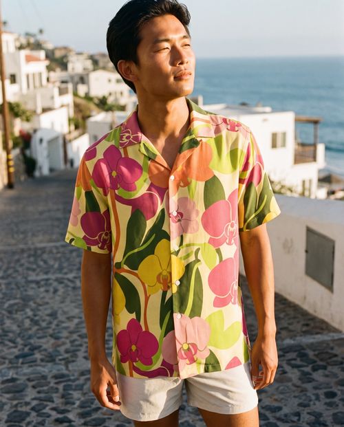 Amaranth Petal Hawaiian Shirt