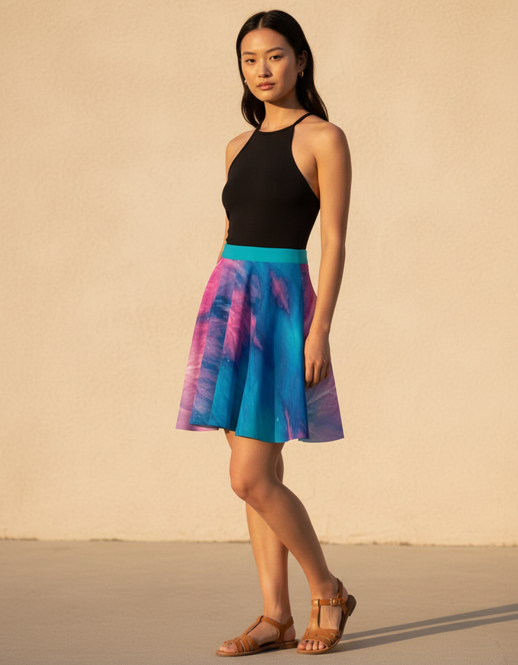Glacial Drift Frost Skater Skirt