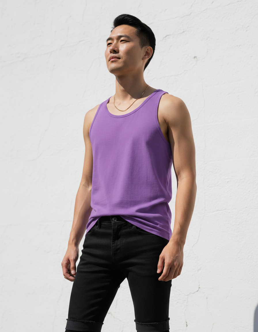 Tank top in Amethyst